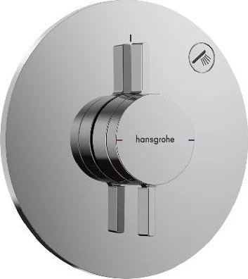 Bateri dushi Hansgrohe DuoTurn S, e ndërtuar, një funksion, krom