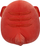 Lodër pelushi Squishmallow Maxie, hardhucë me frill, 12", e kuqe