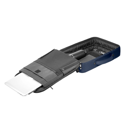 Çantë shpine biznesi XD Design Bobby Bizz 2.0, kundër-vjedhjes, për laptop, blu e errët