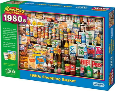 Puzzle Gibsons Puzzle 1000 Shopping basket (1980s) G3