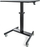 Tavolinë lëvizëse StarTech.com Mobile Standing Desk, rregullim lartësie 74 115 cm, me rrota frenimi, e zezë