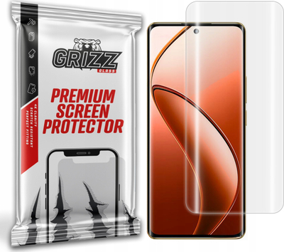 Mbrojtëse ekrani Grizz Glass Hydrogel Film për Realme 12 Pro Plus, fleksibël, transparente