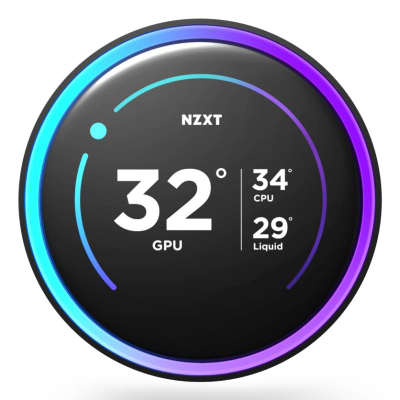 Ftohës uji për CPU NZXT Kraken Elite 280 RGB, 280mm, me ekran LCD, i zi