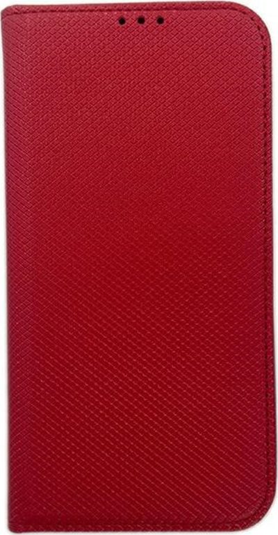 Këllëf libër Smart Magnet për Xiaomi 12, me xhep për karta, paloset për mbajtje, i kuq