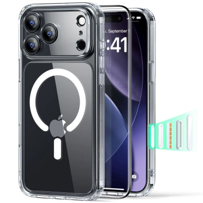 Mbrojtëse telefoni ESR Classic Hybrid Magnetic për iPhone 17 Pro, me magnet, transparente