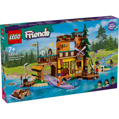 Set lodër LEGO Friends Water Sports at the Camping Camp 42626, 628 pjesë, mbi 7 vjeç, shumëngjyrësh