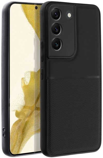 Kapak telefoni Noble Case për Samsung S22, i hollë, i zi