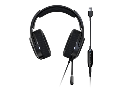 Слушалки ACER Predator Galea 365 7.1 гејминг, USB и приклучок, црни