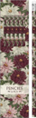 Set lapsash zbukurim Sköna Ting STPEN34, 6 copë, me lule Purple Dahlia, vjollcë