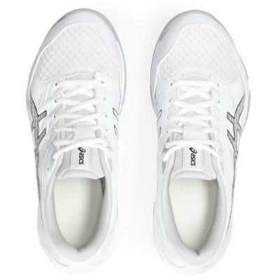 Atlete për në sallë ASICS GEL-ROCKET 11, GEL, mushama e sipërme e ajrosme, bardhë me të zezë