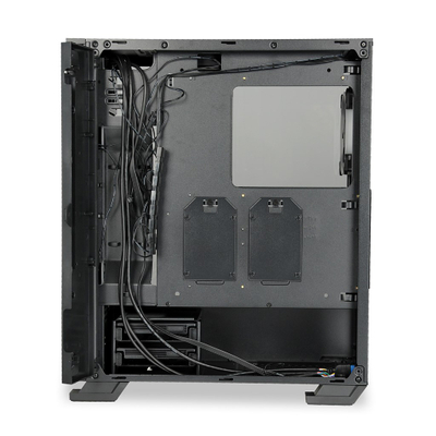 Kuti kompjuteri iBOX Wizard 4 OW4, ATX, RGB, e zezë