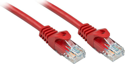 Kabllo rrjeti Lindy RJ45/RJ45, Cat.6, U/UTP, 5m, e kuqe