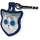 Mbajtëse Nimmy Cool Cat për AirTag, mace me syze, blu