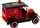 Lodër makinë zjarrfikëse LeanToys Fire Brigade, shkallë 1:36, me mekanizëm tërheqës, e kuqe