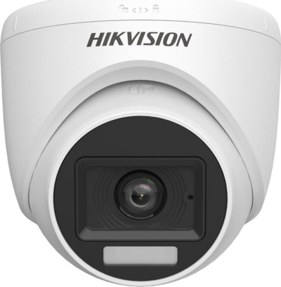 Kamerë sigurie Hikvision Turbo HD DS-2CE76U0T-LPF, 4K, lente 2.8 mm, e bardhë