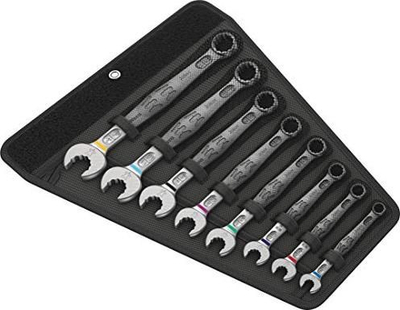 Set çelësa unazë Wera 6003 Joker 8 Imperial, 8 copë, me etui, gri