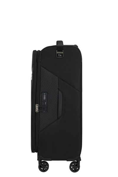 Valixhe Soft Me 4 Rrota Samsonite Litebeam 66/24 Ngjyrë E Zezë
