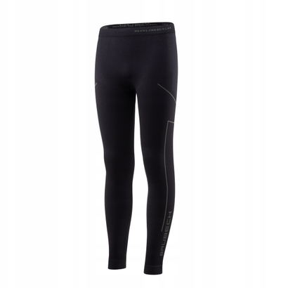Pantallona termike Brubeck Thermo Junior, për kalamaj 152-158 cm, të zeza