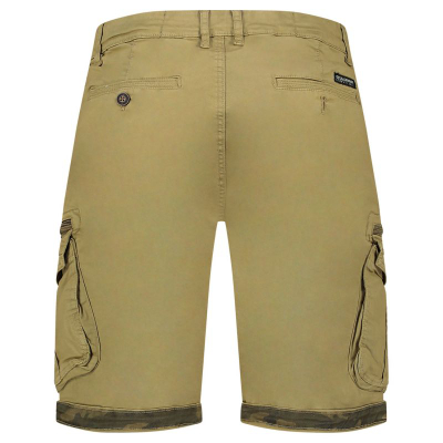 Шорцеви Geographical Norway Parento Mastic, памук, regular fit, боја mastic