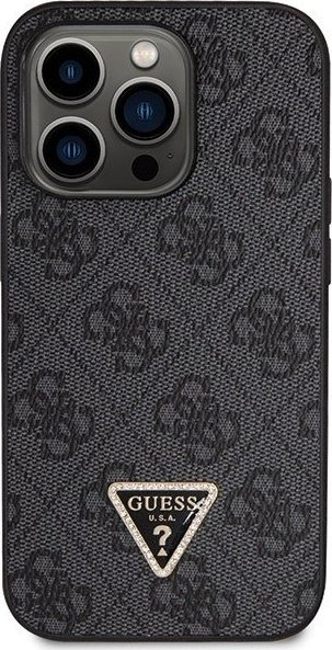 Mbulesë telefoni Guess GUHCP14LP4TDSCPK për iPhone 14 Pro, hardcase, me rrip crossbody, e zezë