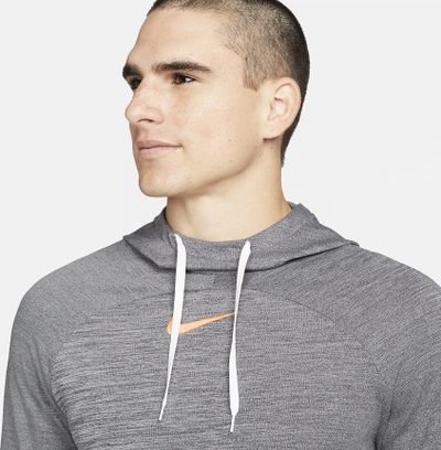 Hanorak sportiv Nike Dri FIT Academy për burra, me kapuç, me teknologji Dri FIT, gri