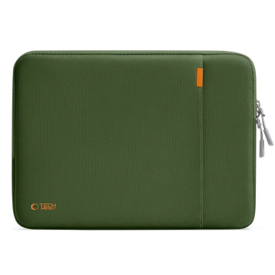 Çantë laptopi Tech-Protect Defender, 13-14", poliester, jeshile