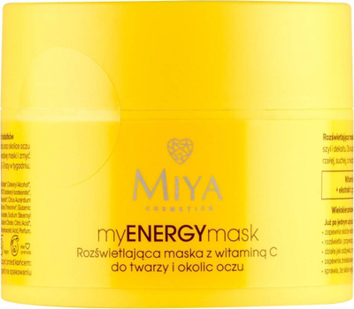 Maskë fytyre MIYA Cosmetics MyENERGYmask, vitaminë C, 50 g