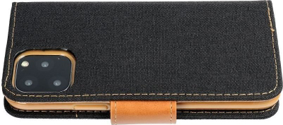 Këllëf libri CANVAS Book për iPhone 14 Plus, 6.7", me qëndrim, i zi