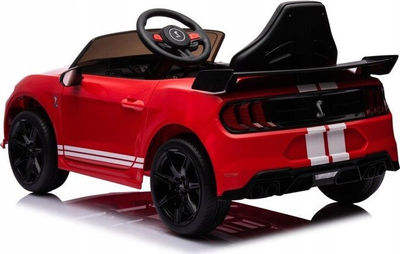 Makina elektrike për kalamoj Lean Toys Ford Mustang GT500 Shelby, me bateri, një vend, e kuqe