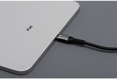 Kabllo USB Forcell F-ENERGY C259, Type C në Lightning, PD 27W, 0.25m, e zezë