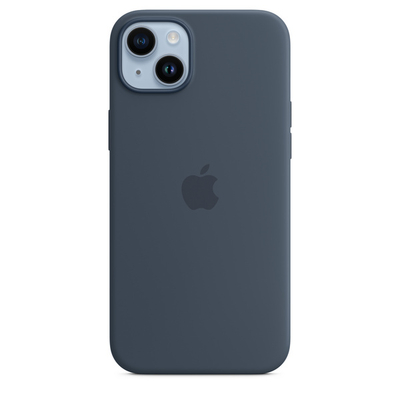 Apple iPhone 14 Plus Silicone Case me MagSafe, Storm Blue