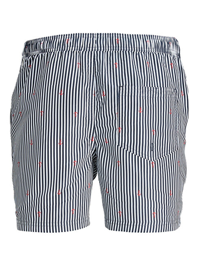 Rroba banjo Jack & Jones JPSTFIJI Regular Fit 12227350, të bardha/kaltra