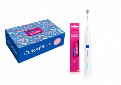Set dentar Curaprox Hydrosonic Easy Be You Red kCX184, furçё + pastё pёr dhёmbё 60 ml