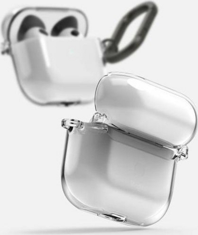 Kuti mbrojtëse Ringke Hinge për Apple AirPods 3, transparente 