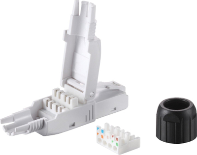 Konektor rrjeti Equip RJ45 Cat.6A, pa vegla, set 5 copë, i tejdukshëm