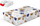 Kuti dhuratash Christmas A V007 F, 34x22x8cm, karton, gri me figura festive
