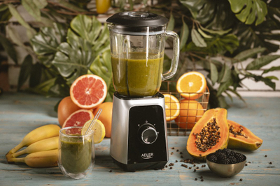Blender Adler AD 4076, 500 W, i zi / i hirtë