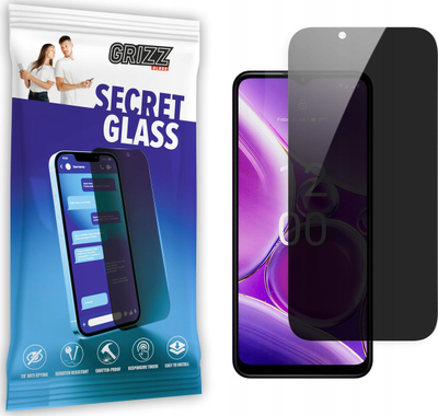 Xham mbrojtës privatësie Grizz SecretGlass për Nokia G42, xham sigurie, efekt privatësie, transparent