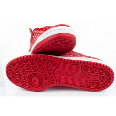 Këpucë sport adidas Forum Low CL U, lëkurë natyrale, të kuqe