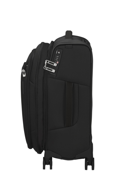 Valixhe Soft Me 4 Rrota Samsonite Respark Ngjyrë E Zezë