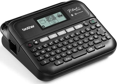 Printer etiketash Brother PT-D460BTVP, me USB dhe Bluetooth, portativ, i zi