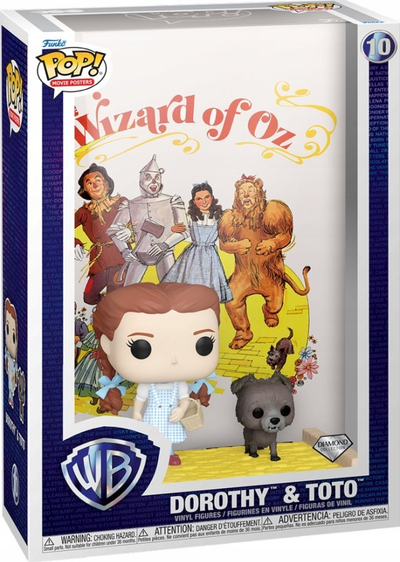 Figurë koleksionuese Funko Pop Movie Poster Wizard of Oz Dorothy & Toto, vinyl, 28 x 43 cm, shumëngjyrëshe