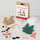 Set DIY për dekorime, 2 xhuxhë dekorativë 15 cm, pambuk dhe poliester