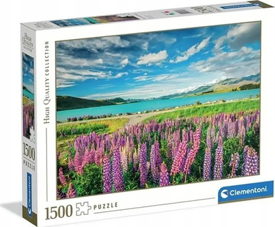 Puzzle Clementoni High Quality Collection Tekapo Lake 31728, 1500 pjesë, shumëngjyrëshe