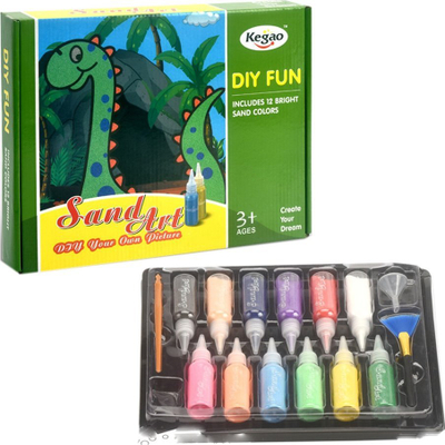 Set vizatimi me rërë “Painting with Sand”, për kalamaj 3+, shumëngjyrësh