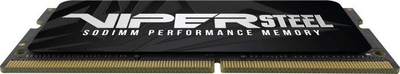 Memorie RAM Patriot Viper Steel PVS432G240C5S, 32GB DDR4 SODIMM, 2400MHz, e zezë
