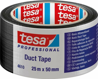 Shirit ngjitës Tesa 4610, 50mm x 25m, i zi