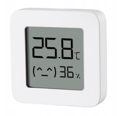 Termometër Xiaomi Mi Home Bluetooth Thermometer 2, dixhital, për ambient të brendshëm, i bardhë