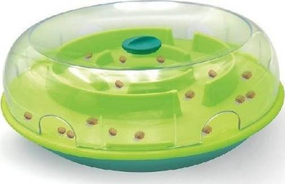 Tas interaktiv për qen Nina Ottosson Dog Wobble Bowl, Level 1, 30cm, multikolor