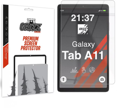 Mbrojtës ekrani GrizzGlass HybridGlass për Samsung Galaxy Tab A11, xham hibrid, transparent